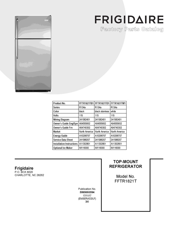 Diagram for FFTR1821TD1