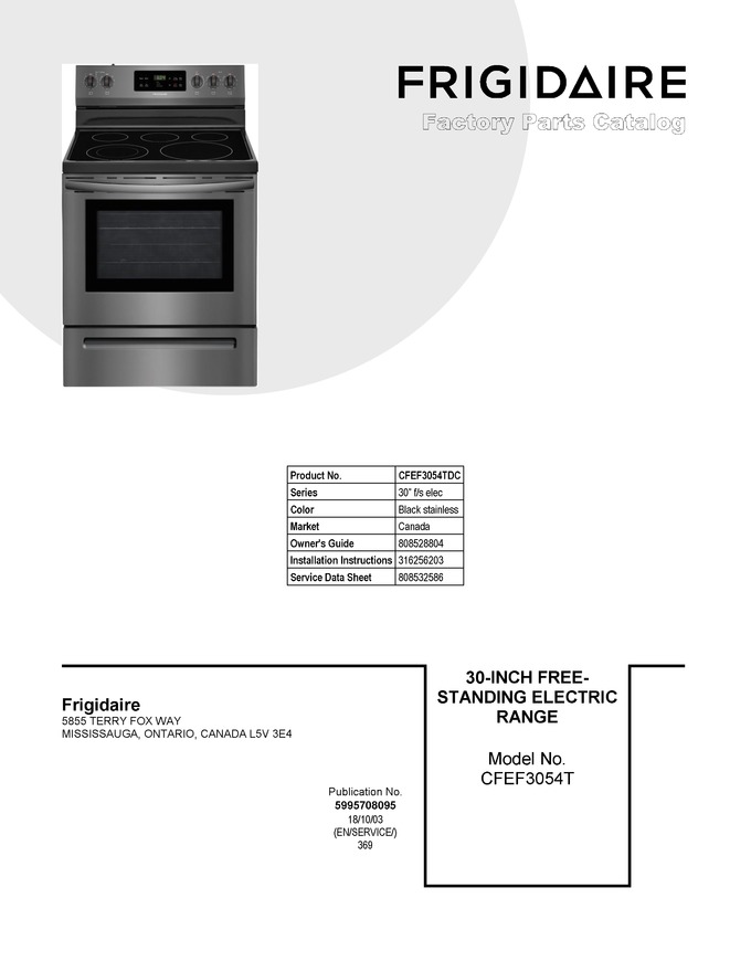 Diagram for CFEF3054TDC