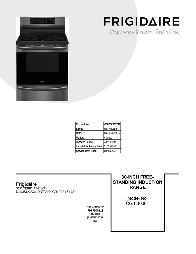Diagram for CGIF3036TDD
