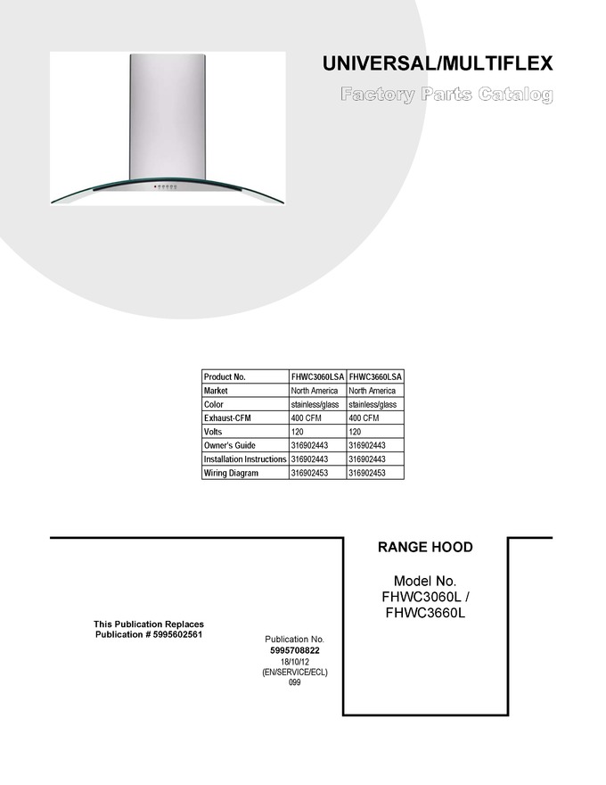 Diagram for FHWC3660LSA