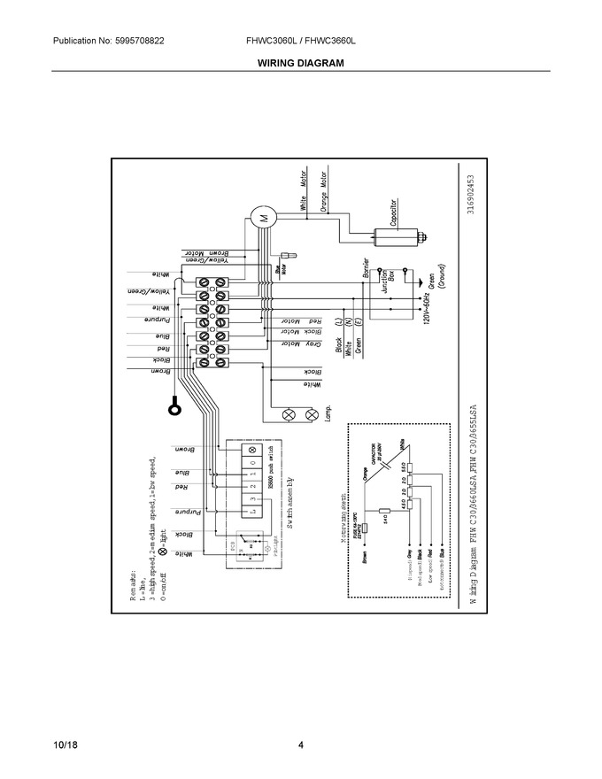 Diagram for FHWC3660LSA
