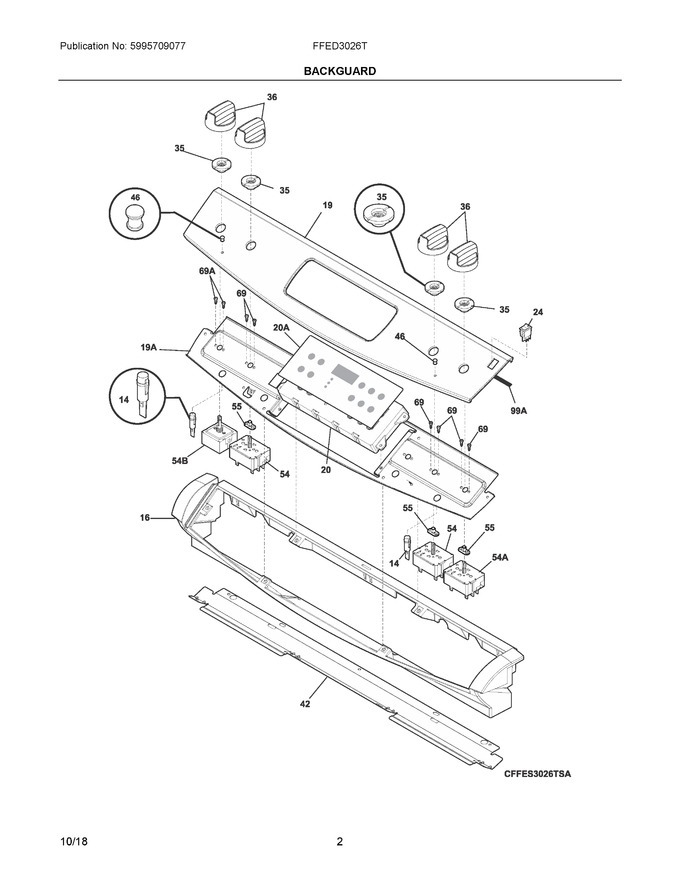 Diagram for FFED3026TWC