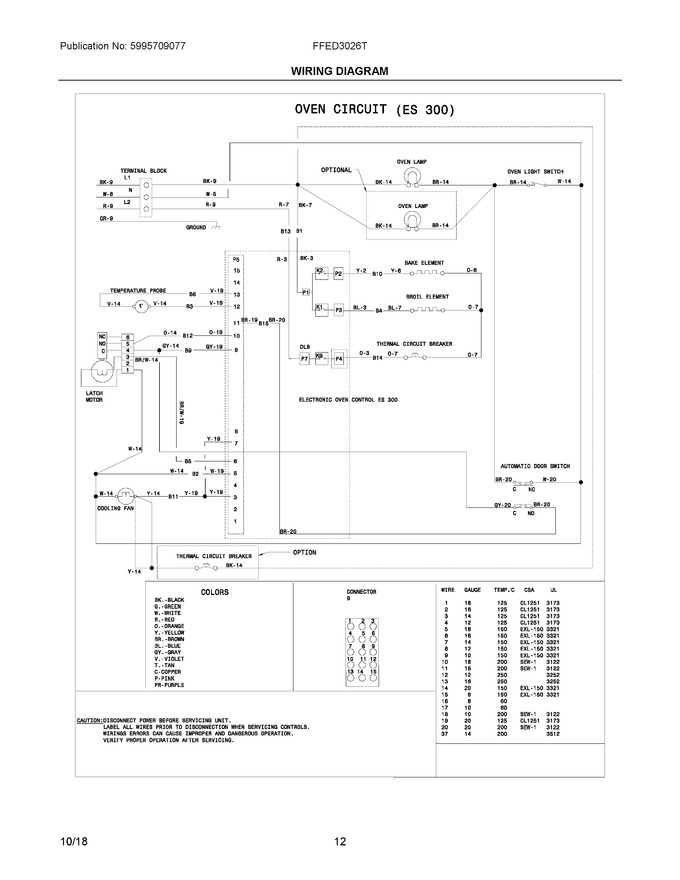 Diagram for FFED3026TWC