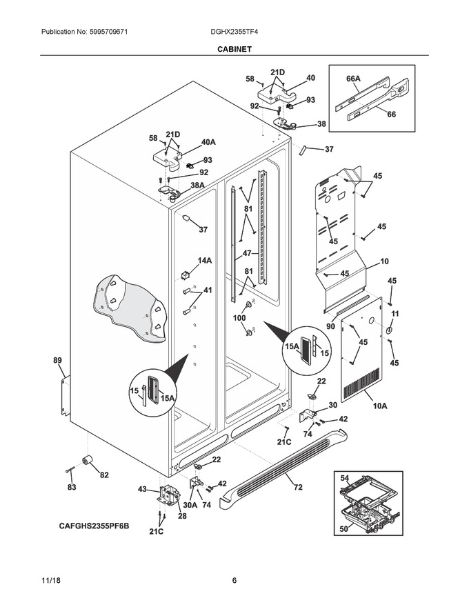 Diagram for DGHX2355TF4