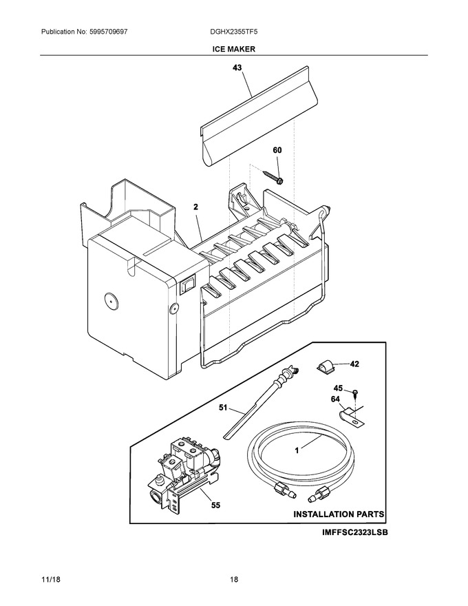Diagram for DGHX2355TF5