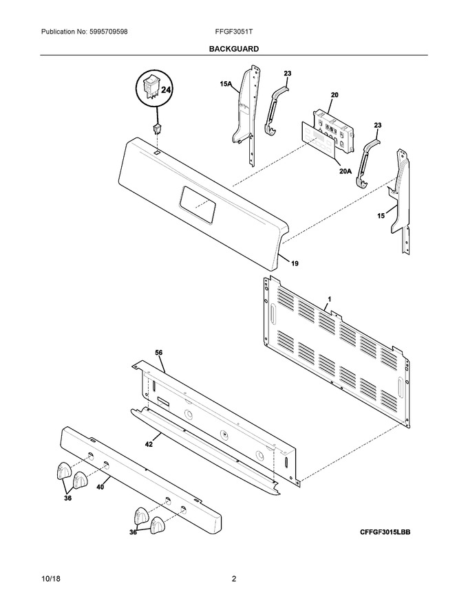 Diagram for FFGF3051TWA