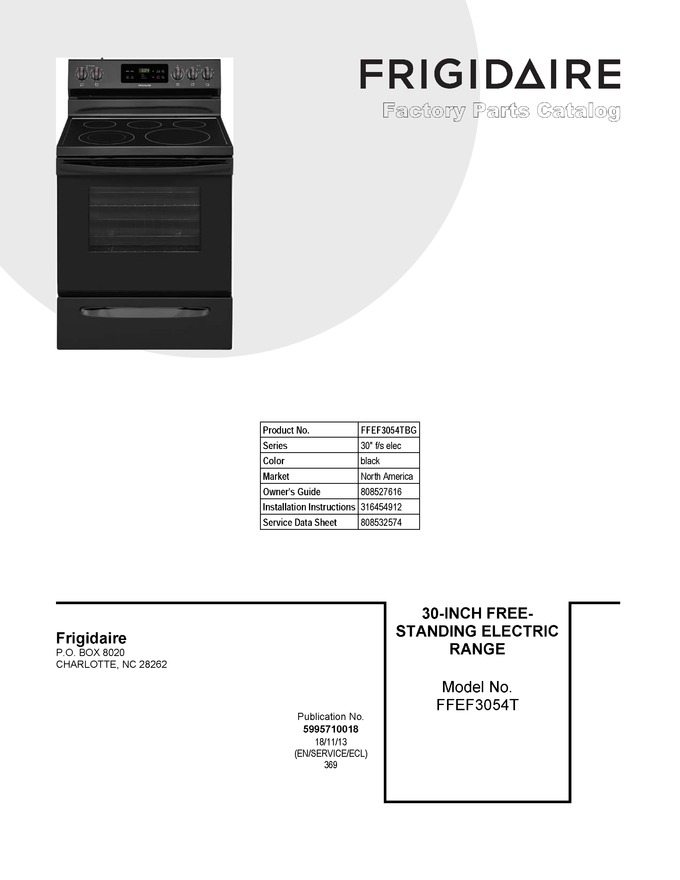Diagram for FFEF3054TBG