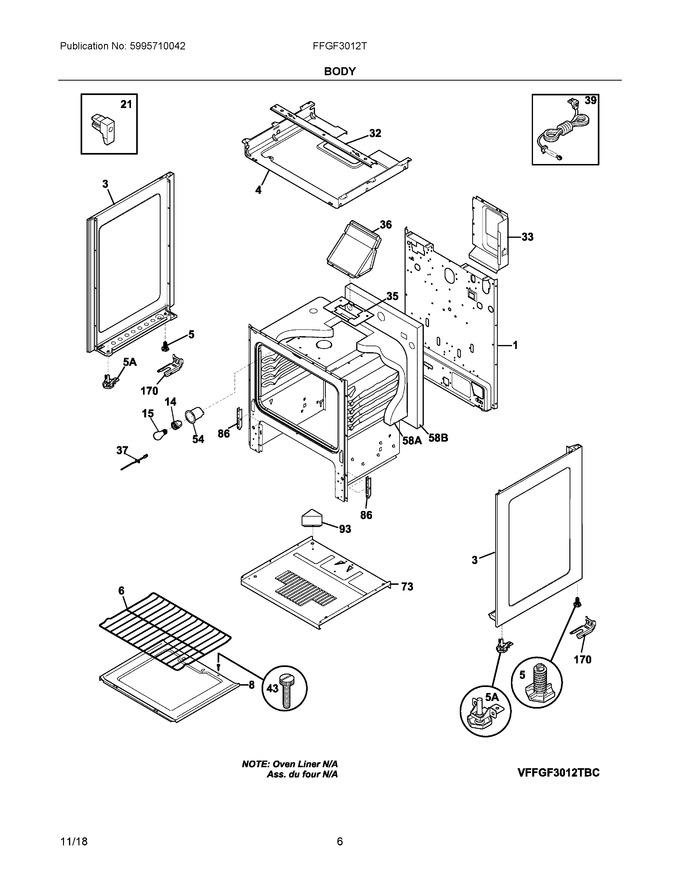Diagram for FFGF3012TWC