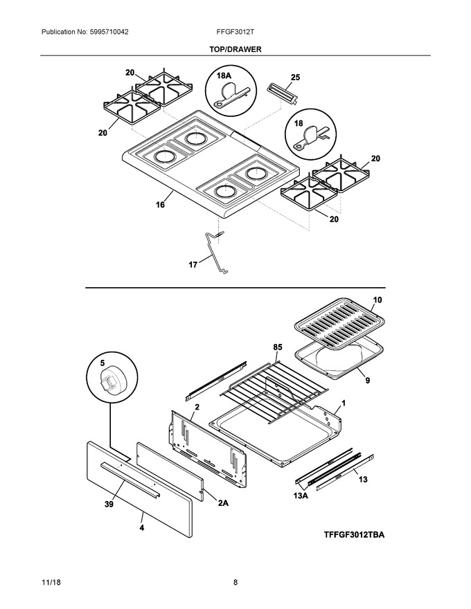 Diagram for FFGF3012TBC