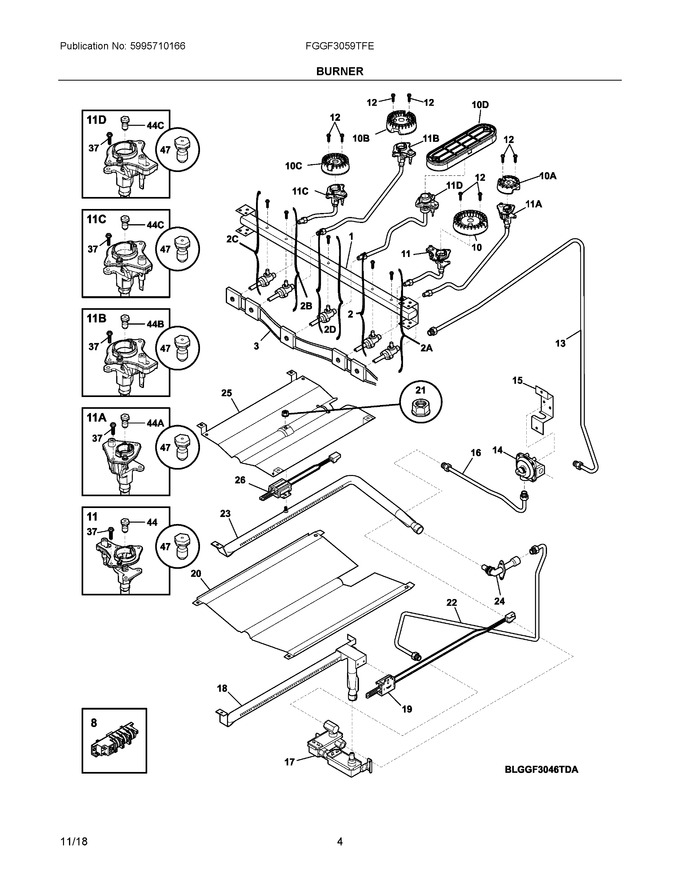 Diagram for FGGF3059TFE