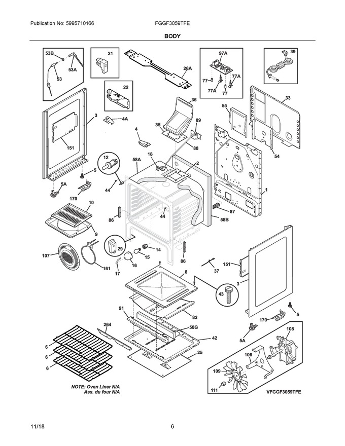 Diagram for FGGF3059TFE