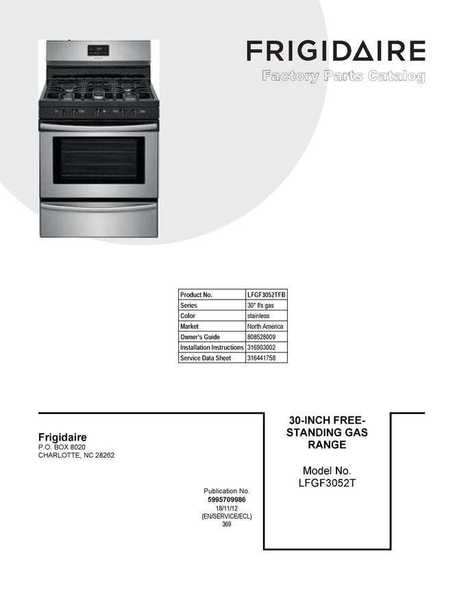 Diagram for LFGF3052TFB