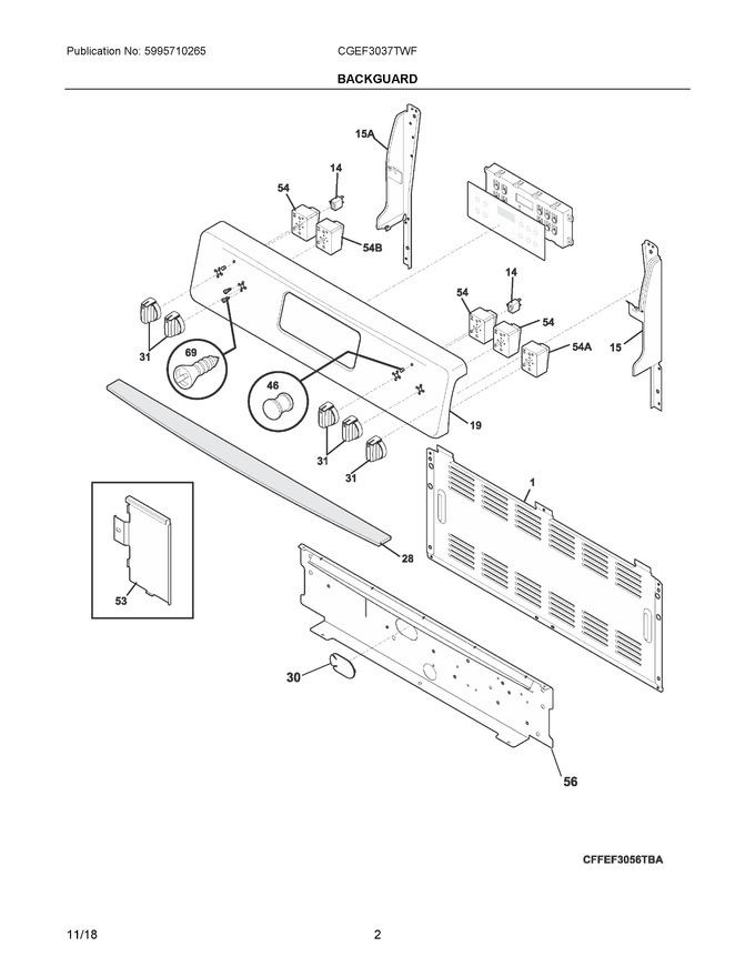 Diagram for CGEF3037TWF
