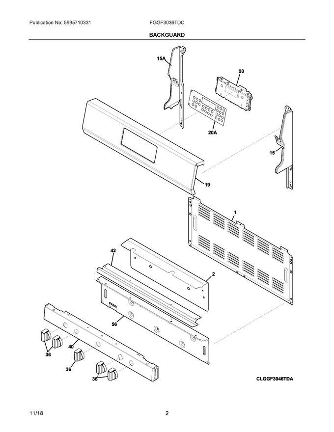 Diagram for FGGF3036TDC