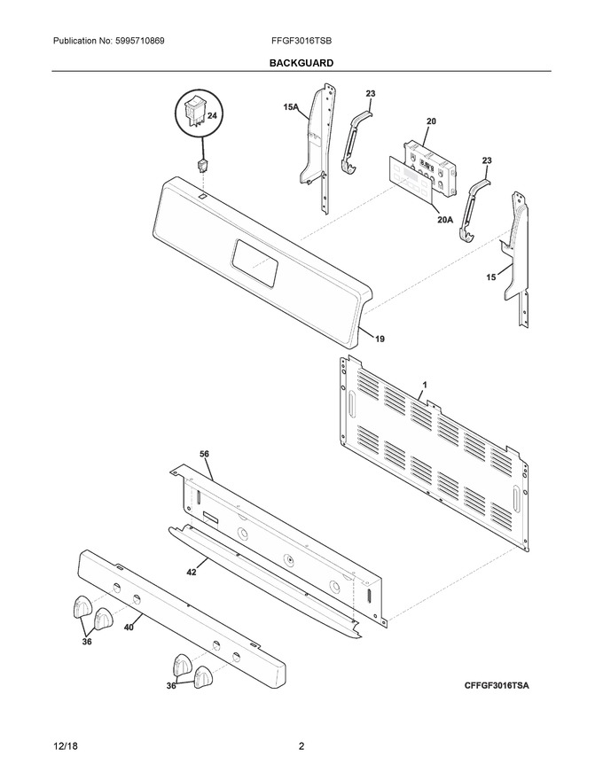 Diagram for FFGF3016TSB