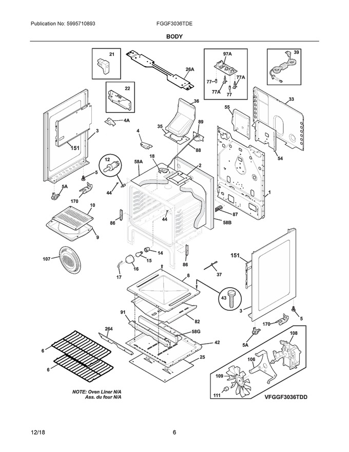 Diagram for FGGF3036TDE