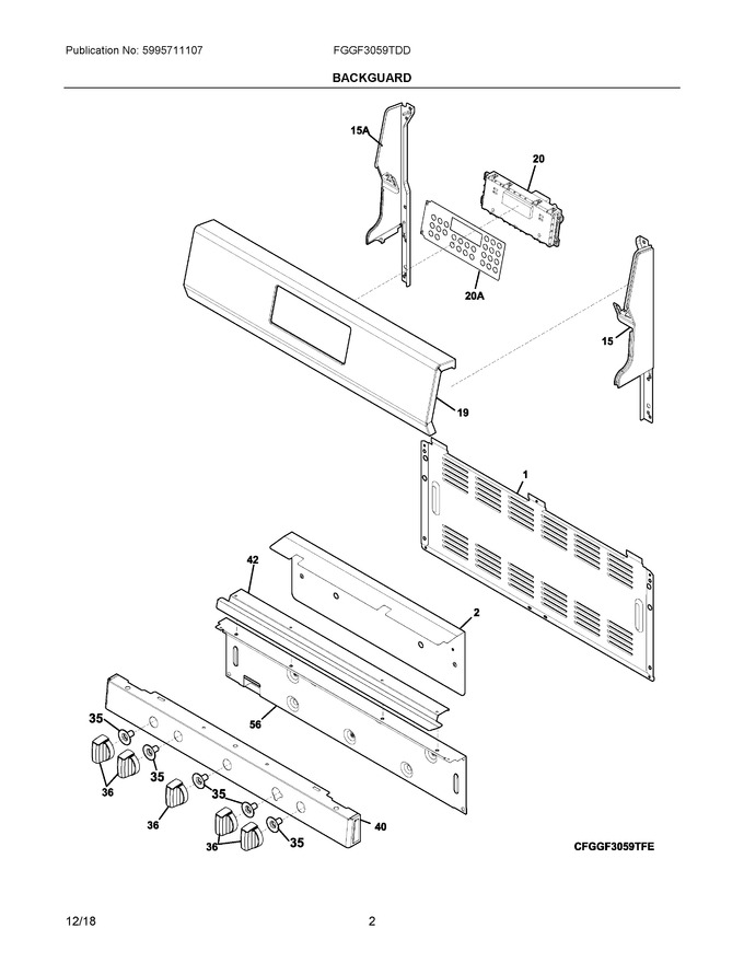 Diagram for FGGF3059TDD