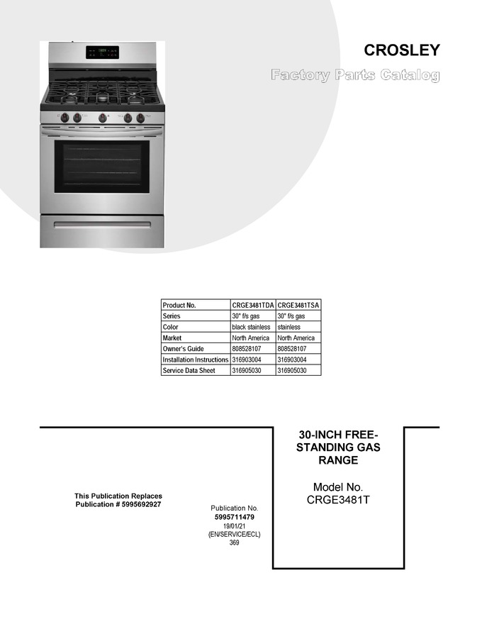 Diagram for CRGE3481TSA