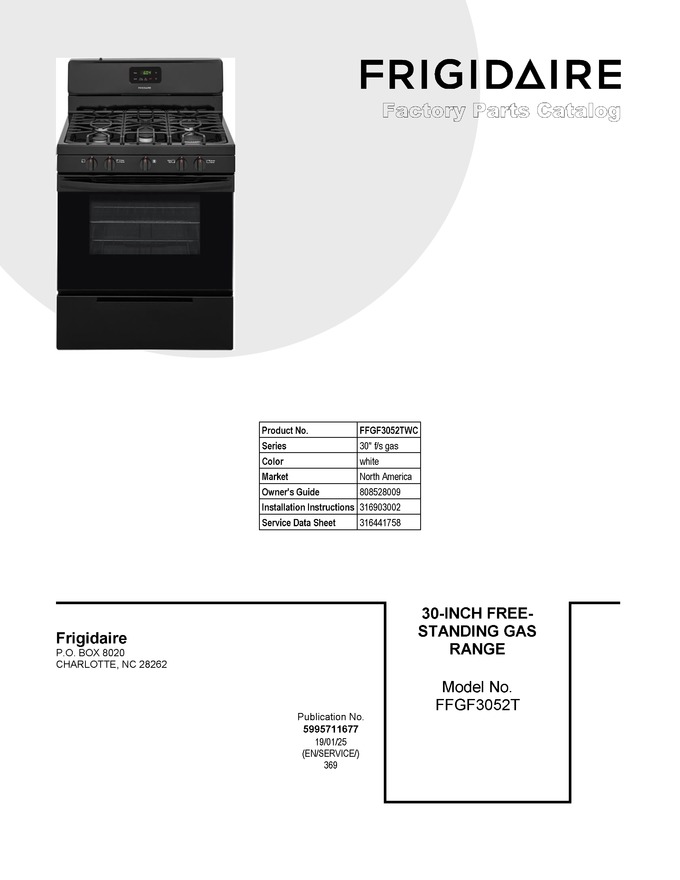 Diagram for FFGF3052TWC