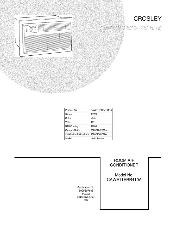 Diagram for CAWE11ERR410A10