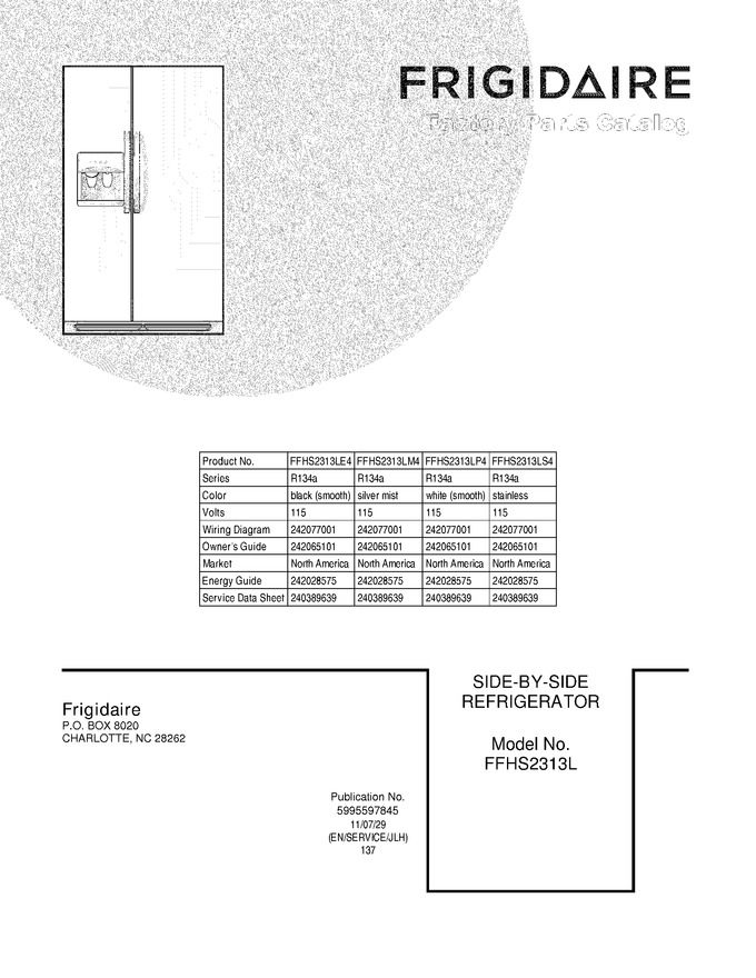 Diagram for FFHS2313LP4
