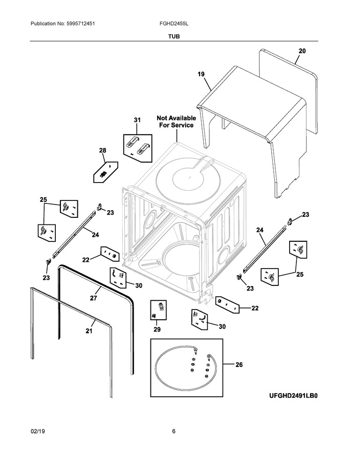 Diagram for FGHD2455LB1A