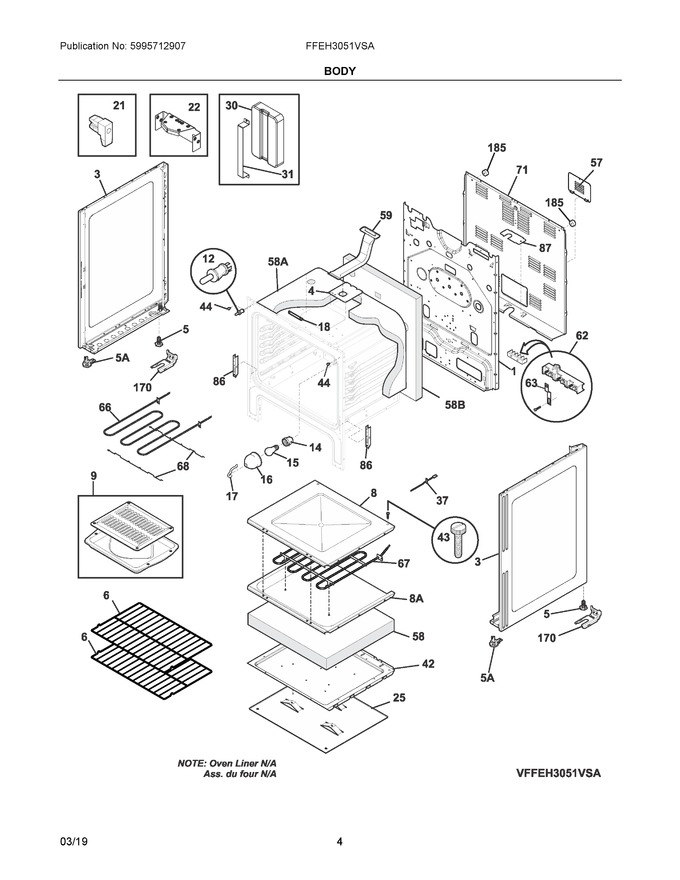 Diagram for FFEH3051VSA