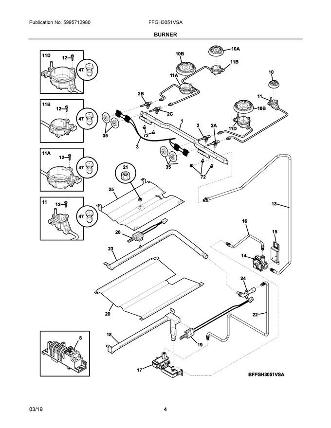Diagram for FFGH3051VSA