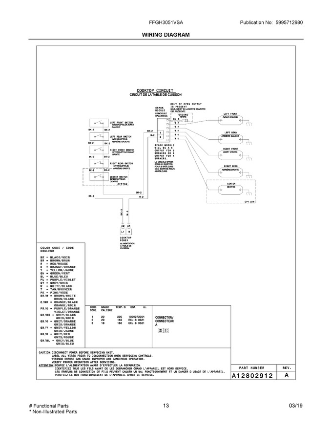 Diagram for FFGH3051VSA