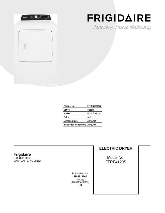 Diagram for FFRE4120SW2