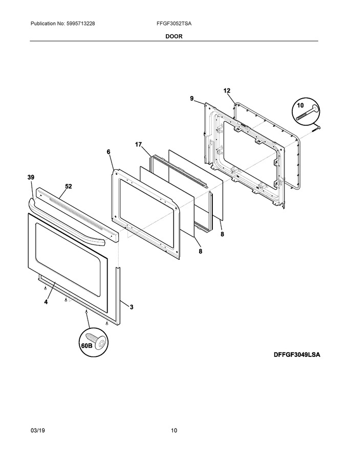 Diagram for FFGF3052TSA