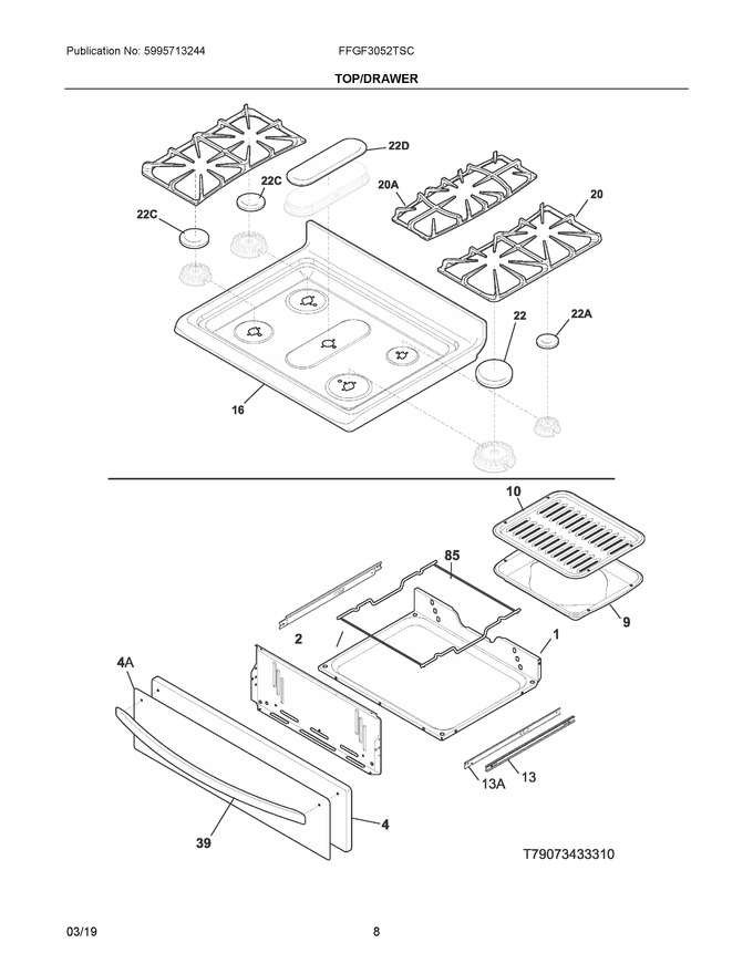 Diagram for FFGF3052TSC