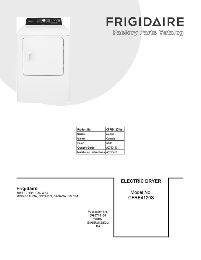 Diagram for CFRE4120SW1