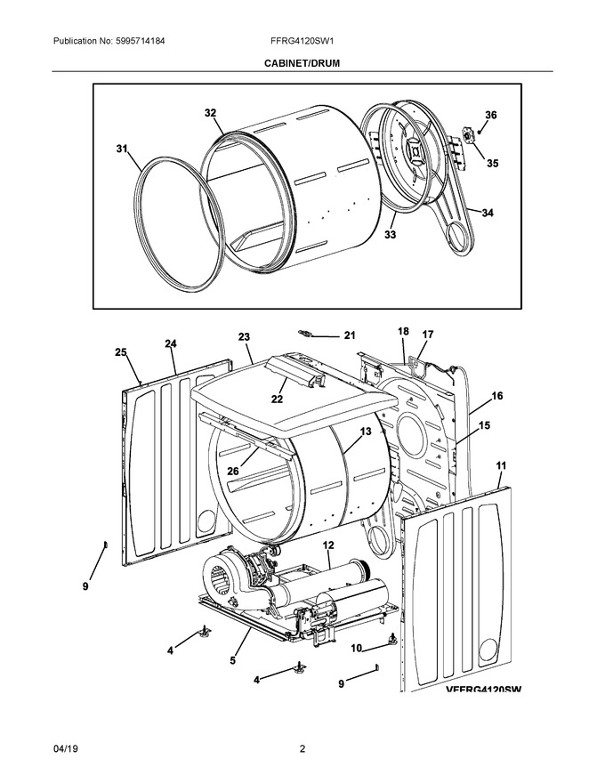 Diagram for FFRG4120SW1