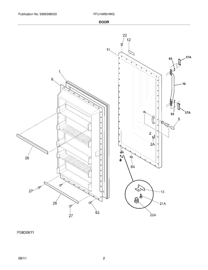 Diagram for FFU14M5HWG