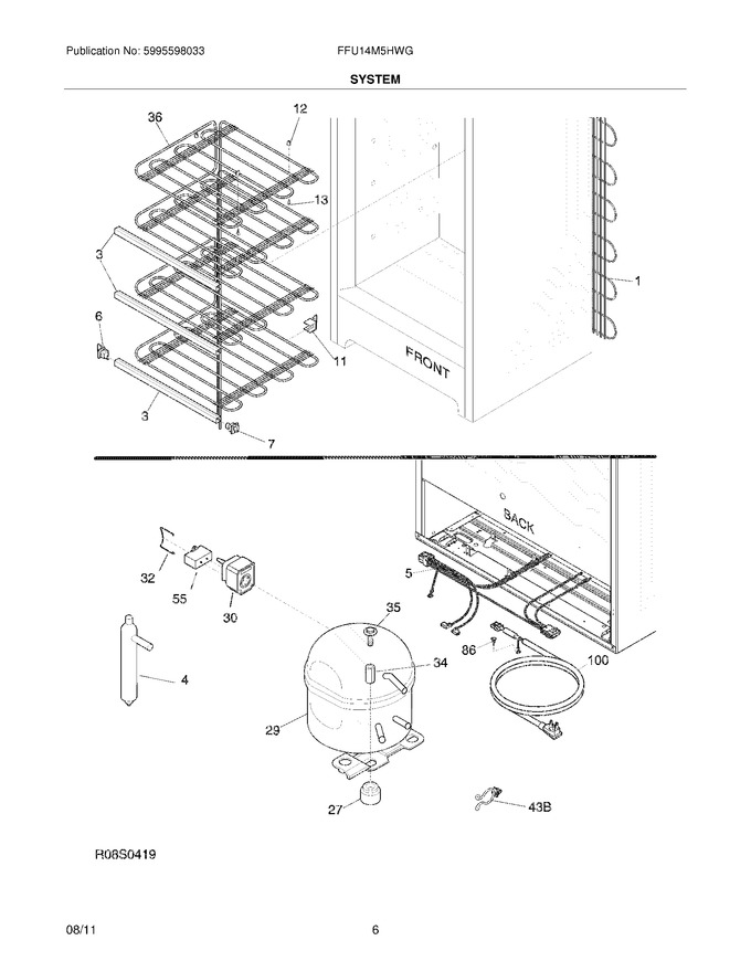 Diagram for FFU14M5HWG
