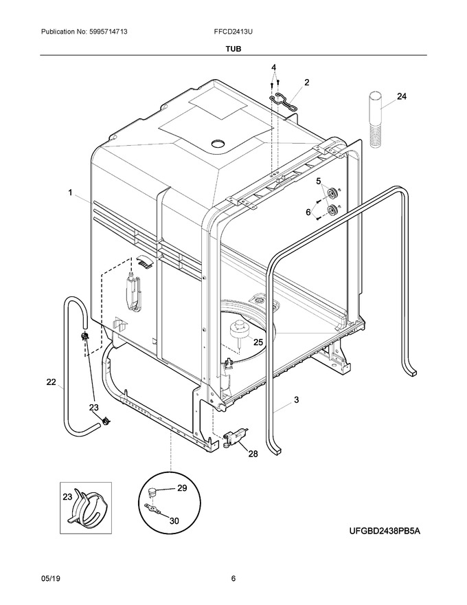 Diagram for FFCD2413UB2A