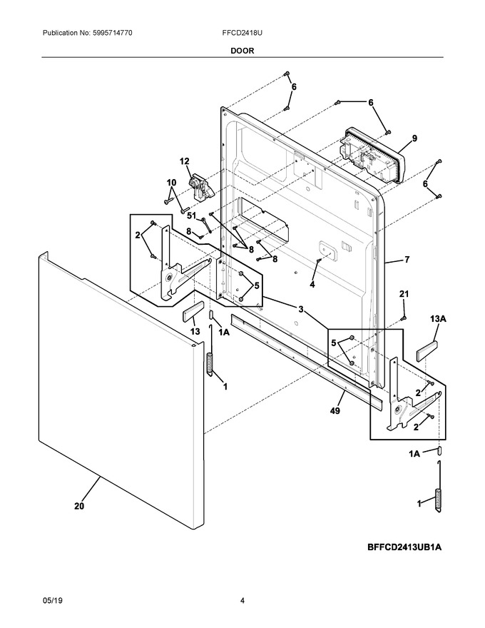 Diagram for FFCD2418UW1A