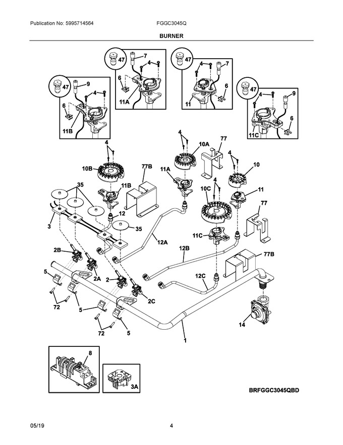 Diagram for FGGC3045QSE