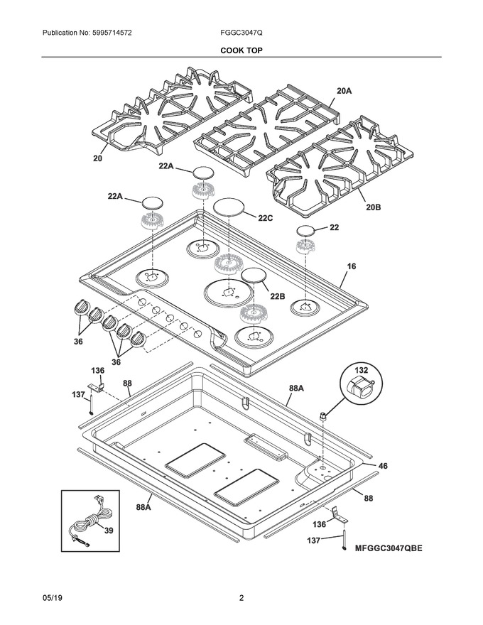 Diagram for FGGC3047QBE