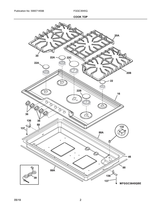 Diagram for FGGC3645QBE