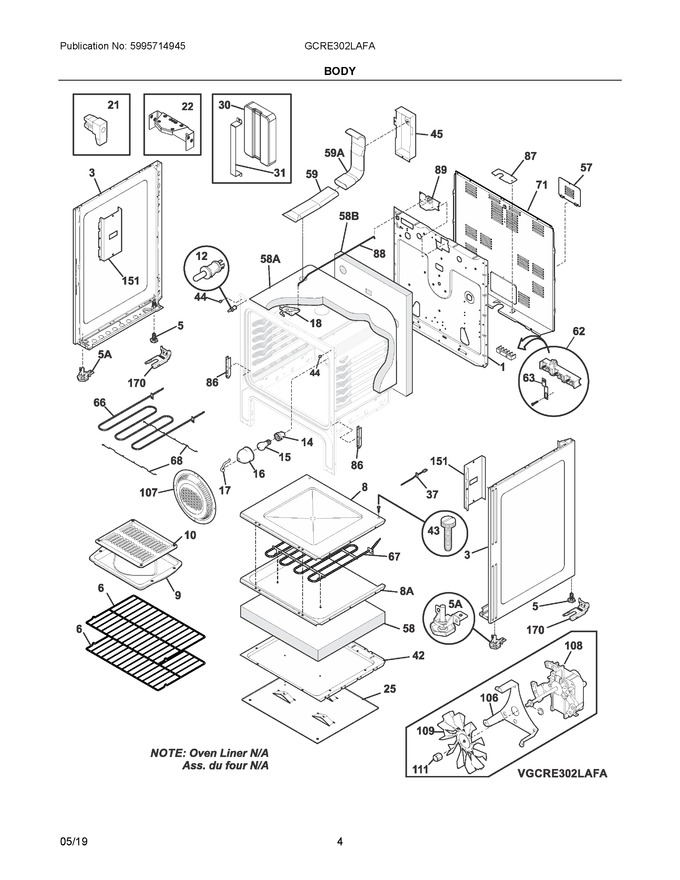 Diagram for GCRE302LAFA