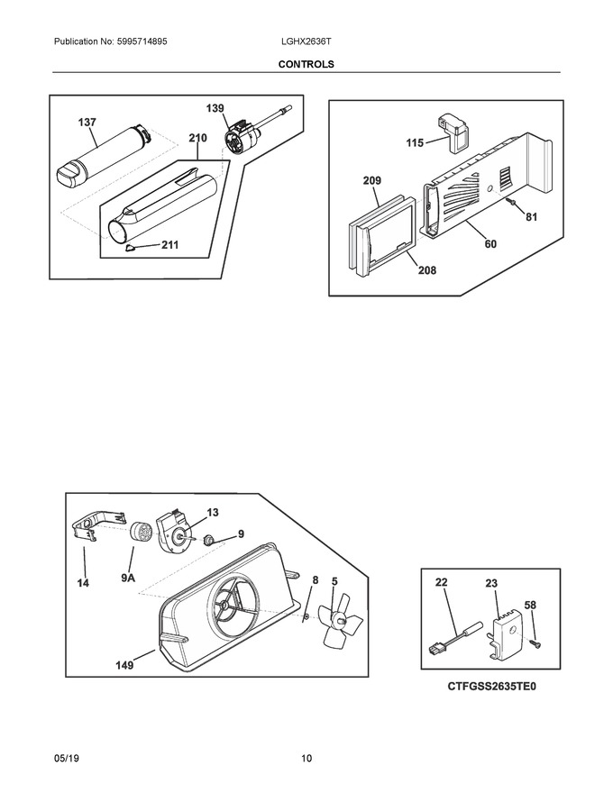 Diagram for LGHX2636TD8