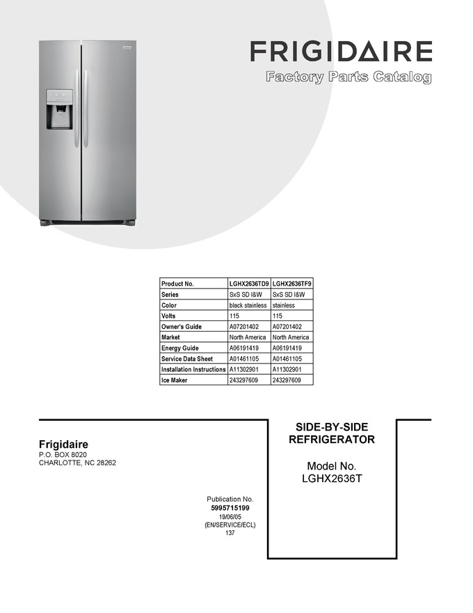Diagram for LGHX2636TD9