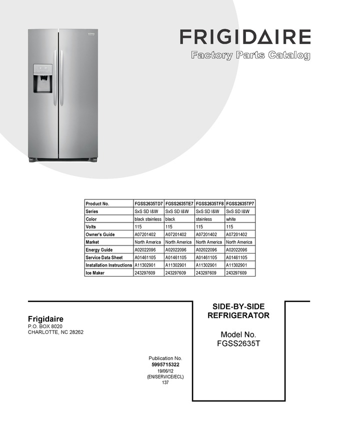 Diagram for FGSS2635TE7