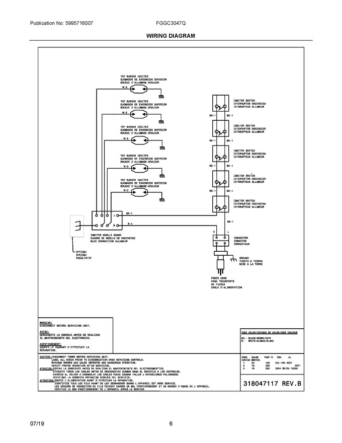 Diagram for FGGC3047QWF