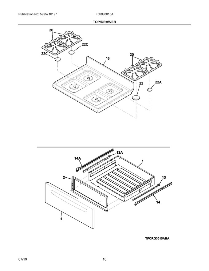 Diagram for FCRG3015AWA