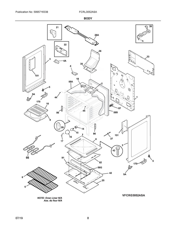Diagram for FCRL3052ASA