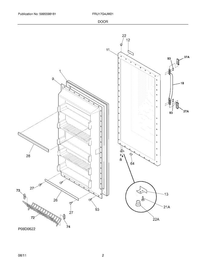 Diagram for FRU17G4JW21