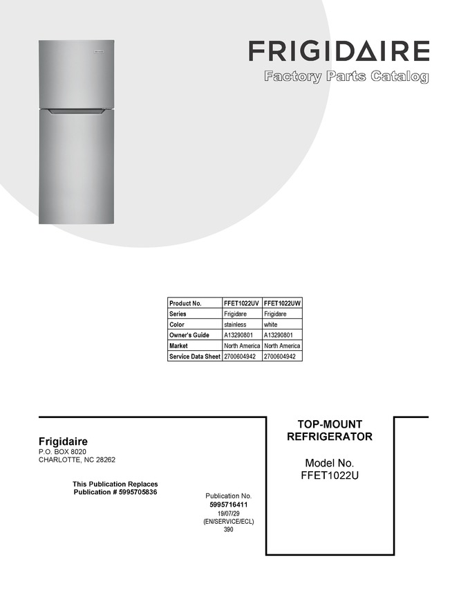 Diagram for FFET1022UW